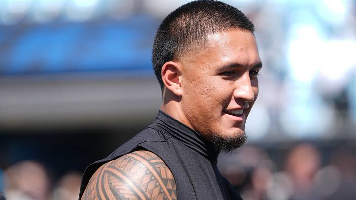 Sep 13, 2026; Charlotte, North Carolina, USA; Carolina Panthers wide receiver Tetairoa McMillan (4) looks on during pregame warmups prior to the game against Chicago Bears at Bank of America Stadium. Mandatory Credit: Jim Dedmon-Imagn Images Sep 13, 2026; Charlotte, North Carolina, USA; Carolina Panthers wide receiver Tetairoa McMillan (4) looks on during pregame warmups prior to the game against Chicago Bears at Bank of America Stadium. Mandatory Credit: Jim Dedmon-Imagn Images