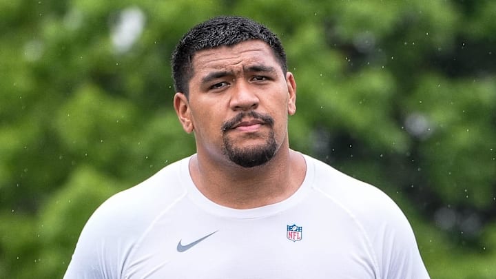 Detroit Lions offensive tackle Penei Sewell.