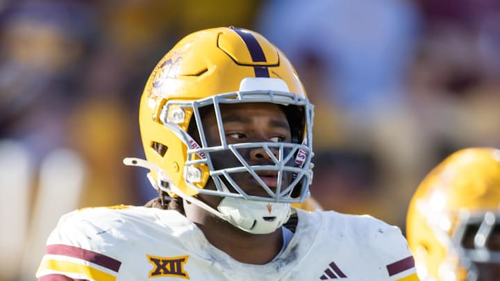 Arizona State Sun Devils offensive lineman Max Iheanachor