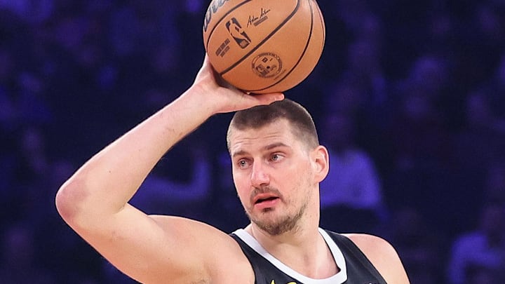 Feb 4, 2026; New York, New York, USA; Denver Nuggets center Nikola Jokic (15) takes the court for the start of the game against the New York Knicks at Madison Square Garden. Mandatory Credit: Wendell Cruz-Imagn Images Feb 4, 2026; New York, New York, USA; Denver Nuggets center Nikola Jokic (15) takes the court for the start of the game against the New York Knicks at Madison Square Garden. Mandatory Credit: Wendell Cruz-Imagn Images