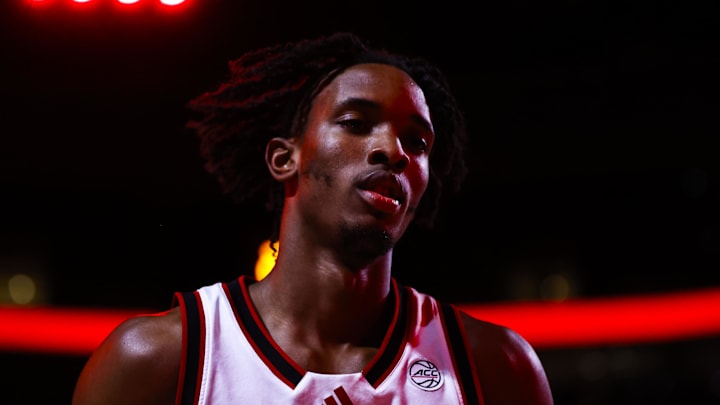 Dec 6, 2025; Raleigh, North Carolina, USA; NC State Wolfpack guard Jr. Paul McNeil (2) runs onto the court before the first half of the game against Liberty Flames at Lenovo Center. Mandatory Credit: Jaylynn Nash-Imagn Images Dec 6, 2025; Raleigh, North Carolina, USA; NC State Wolfpack guard Jr. Paul McNeil (2) runs onto the court before the first half of the game against Liberty Flames at Lenovo Center. Mandatory Credit: Jaylynn Nash-Imagn Images