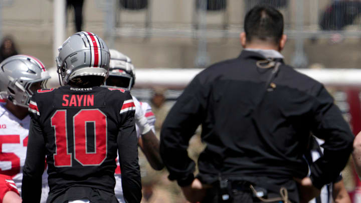The Athletic's Cameron Teague Robinson thinks Ohio State Buckeyes football coach Ryan Day is handling the QB battle perfectly