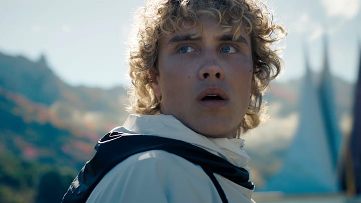 Joseph Zada as Haymitch Abernathy in The Hunger Games: Sunrise on the Reaping.