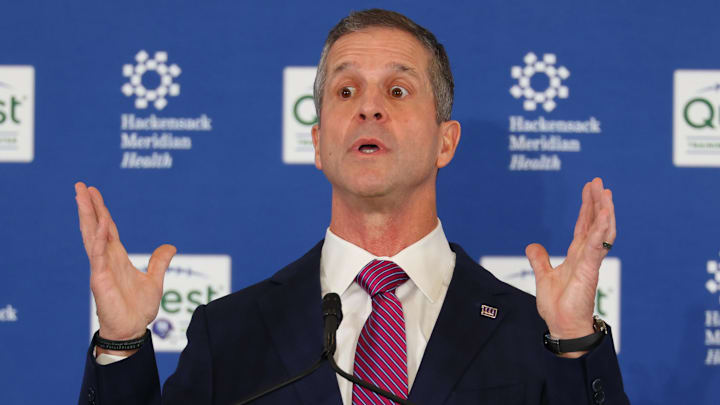 New York Giants - head coach John Harbaugh New York Giants - head coach John Harbaugh