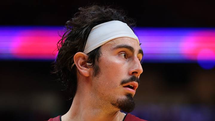 Miami Heat forward Jaime Jaquez Jr. (11) looks on against the Charlotte Hornets during the fourth quarter of an NBA Cup game at Kaseya Center on November 7, 2025.