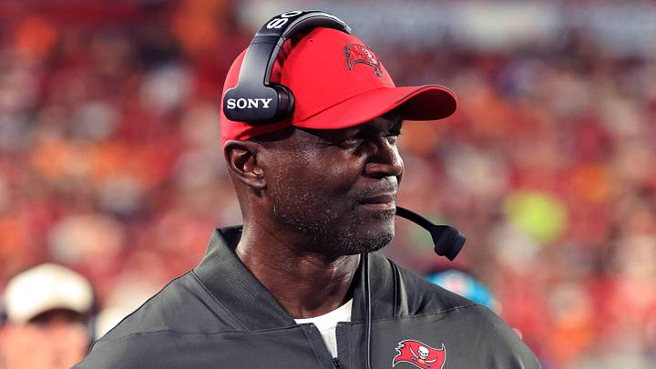 Tampa Bay Buccaneers head coach Todd Bowles against the Kansas City Chiefs Tampa Bay Buccaneers head coach Todd Bowles against the Kansas City Chiefs