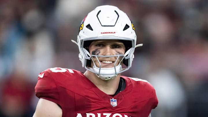 Nov 23, 2025; Glendale, Arizona, USA; Arizona Cardinals tight end Trey McBride (85) against the Jacksonville Jaguars at State Farm Stadium. Mandatory Credit: Mark J. Rebilas-Imagn Images Nov 23, 2025; Glendale, Arizona, USA; Arizona Cardinals tight end Trey McBride (85) against the Jacksonville Jaguars at State Farm Stadium. Mandatory Credit: Mark J. Rebilas-Imagn Images