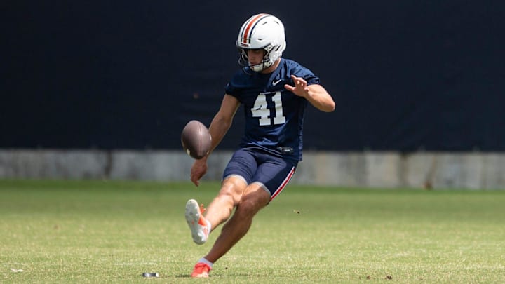 Auburn Tigers kicker Connor Gibbs could be the program's next long-range field goal. Auburn Tigers kicker Connor Gibbs could be the program's next long-range field goal.