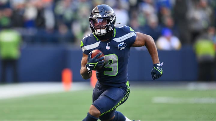 Seattle Seahawks running back Kenneth Walker III (9) could be one of the most sought out free agents this offseason.