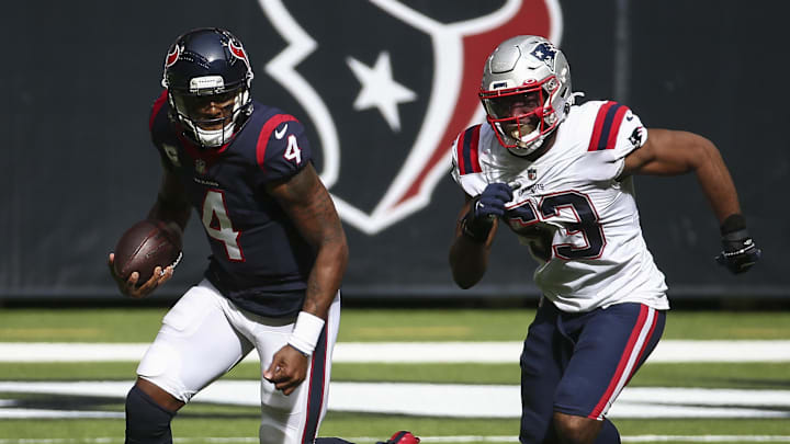 New England Patriots linebacker Josh Uche