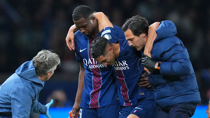 A. Hakimi sorti sur blessure mardi, face au Bayern Munich