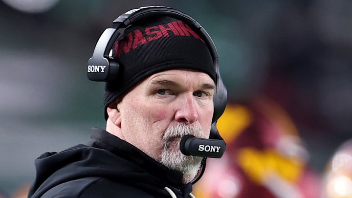 Washington Commanders head coach Dan Quinn Washington Commanders head coach Dan Quinn