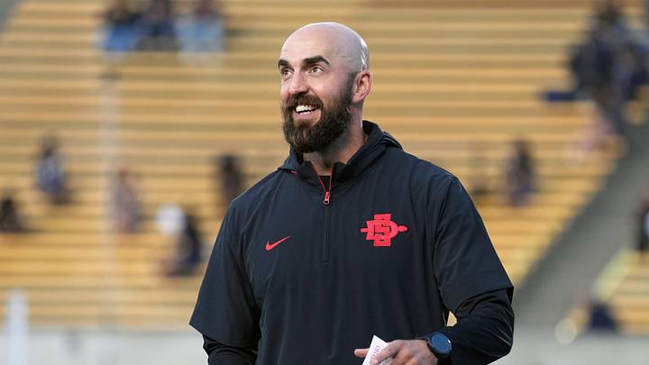 San Diego State Aztecs head coach Sean Lewis.