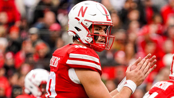 Nebraska Cornhuskers quarterback Heinrich Haarberg (10)