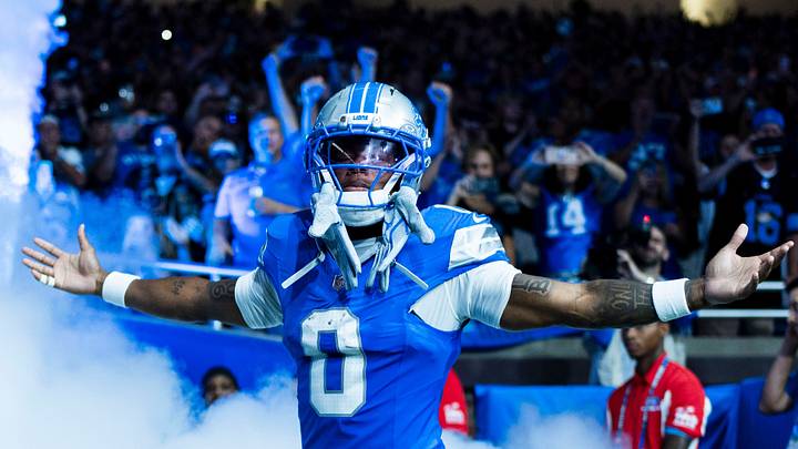 Detroit Lions running back Jahmyr Gibbs Detroit Lions running back Jahmyr Gibbs