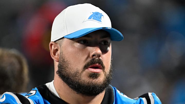 Carolina Panthers center Austin Corbett