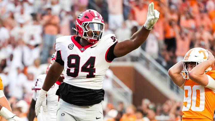 Georgia defensive lineman Xzavier McLeod 