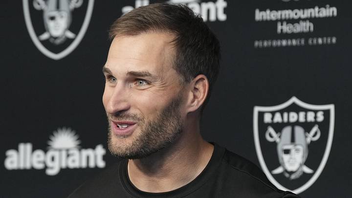 Las Vegas Raiders quarterback Kirk Cousins