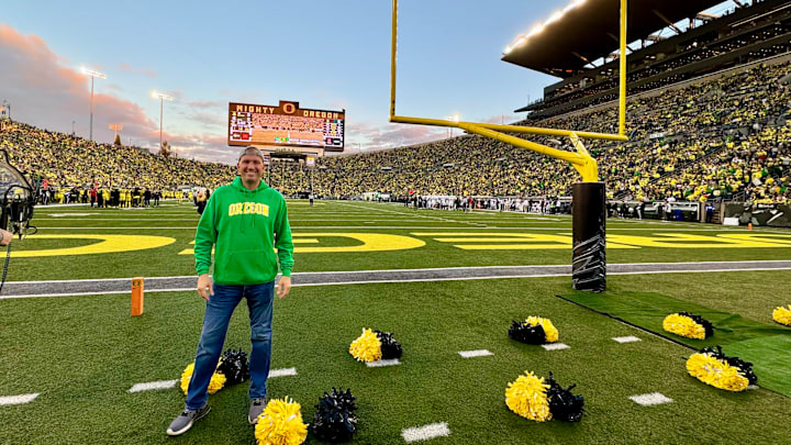 Autzen Stadium in Eugene, Oregon Autzen Stadium in Eugene, Oregon
