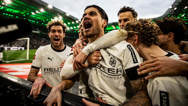 Die Freude über den Heimsieg war groß bei der Borussia