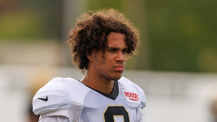 New Orleans Saints wide receiver Jordyn Tyson 
