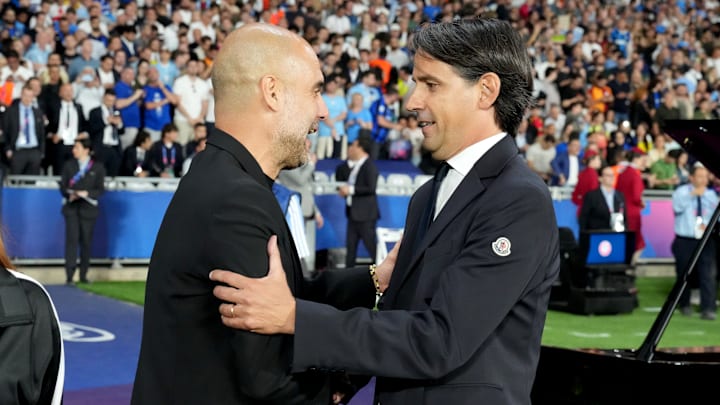 Guardiola e Inzaghi Guardiola e Inzaghi