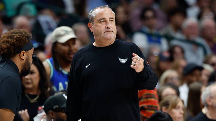 Aug 20, 2026; Dallas, Texas, USA; Dallas Wings head coach Jose Fernandez look on during the first half against the Indiana Fever at American Airlines Center. Mandatory Credit: Chris Jones-Imagn Images Aug 20, 2026; Dallas, Texas, USA; Dallas Wings head coach Jose Fernandez look on during the first half against the Indiana Fever at American Airlines Center. Mandatory Credit: Chris Jones-Imagn Images
