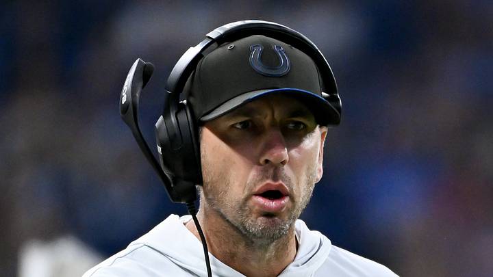 Indianapolis Colts head coach Shane Steichen reacts Indianapolis Colts head coach Shane Steichen reacts