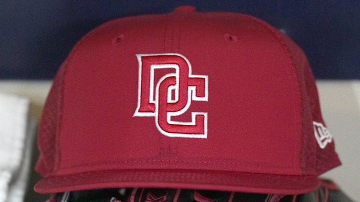 Red Washington Nationals hat