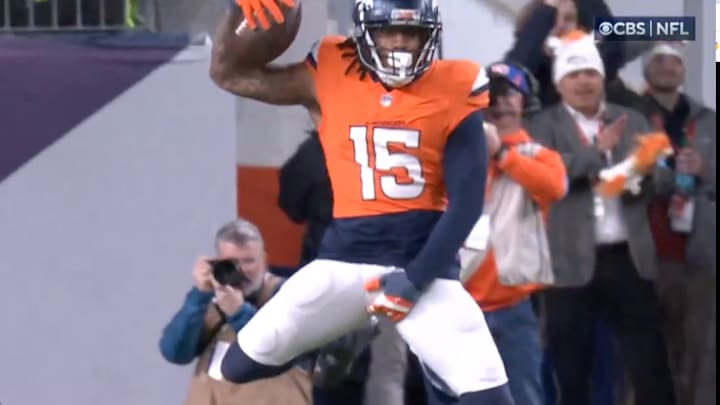 Nick Bonitto celebrates one of the funniest fumble recoveries ever.