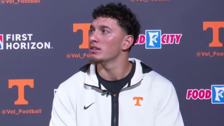 Joey Aguilar speaking to reporters.