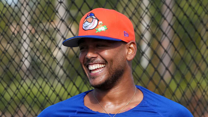 New York Mets pitcher Freddy Peralta New York Mets pitcher Freddy Peralta