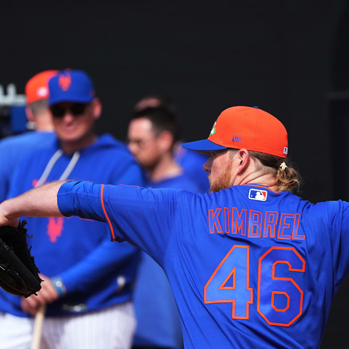 New York Mets pitcher Craig Kimbrel (46) 