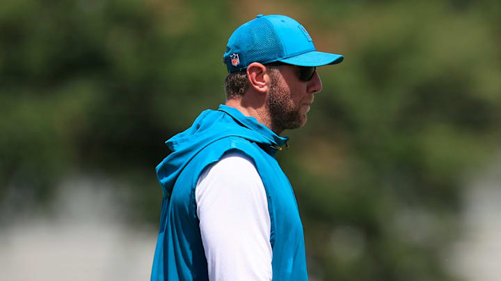 Jacksonville Jaguars head coach Liam Coen walks off the field after an NFL training camp session at the Miller Electric Center, Thursday, Aug. 14, 2025 in Jacksonville, Fla. Jacksonville Jaguars head coach Liam Coen walks off the field after an NFL training camp session at the Miller Electric Center, Thursday, Aug. 14, 2025 in Jacksonville, Fla.