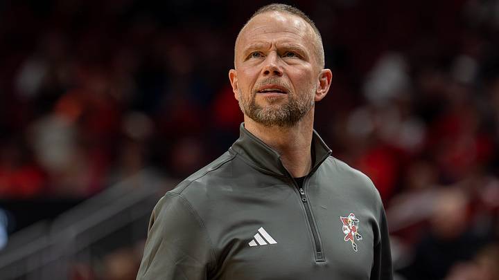 Louisville basketball's Pat Kelsey worked the sidelines as the Cardinals host the Jackson State Tigers at the KFC Yum! Center on Tuesday, Nov. 6, 2025. Louisville basketball's Pat Kelsey worked the sidelines as the Cardinals host the Jackson State Tigers at the KFC Yum! Center on Tuesday, Nov. 6, 2025.