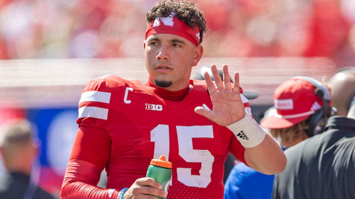 Led by quarterback Dylan Raiola, Nebraska ranks eighth in the country in passing offense.
