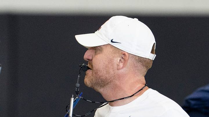 Auburn Tigers head coach Alex Golesh during the first day of football practice at the Woltosz Football Performance Center in Auburn, Ala. on Wednesday, Aug. 5, 2026. Auburn Tigers head coach Alex Golesh during the first day of football practice at the Woltosz Football Performance Center in Auburn, Ala. on Wednesday, Aug. 5, 2026.
