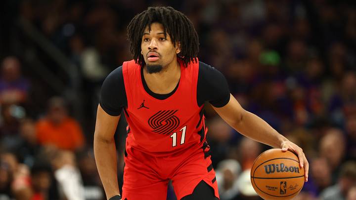 Trail Blazers guard Shaedon Sharpe is expected to miss six months after he sustained a torn miniscus Trail Blazers guard Shaedon Sharpe is expected to miss six months after he sustained a torn miniscus