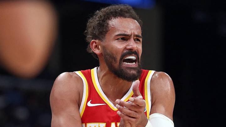 Oct 11, 2025; Memphis, Tennessee, USA; Atlanta Hawks guard Trae Young (11) reacts during the third quarter against the Memphis Grizzlies at FedExForum. Mandatory Credit: Petre Thomas-Imagn Images Oct 11, 2025; Memphis, Tennessee, USA; Atlanta Hawks guard Trae Young (11) reacts during the third quarter against the Memphis Grizzlies at FedExForum. Mandatory Credit: Petre Thomas-Imagn Images