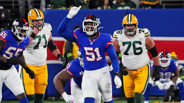 New York Giants edge rusher Azeez Ojulari is being shopped according to reports, and the Atlanta Falcons are on alert. New York Giants edge rusher Azeez Ojulari is being shopped according to reports, and the Atlanta Falcons are on alert.