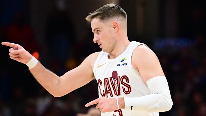 Cleveland Cavaliers guard Sam Merrill