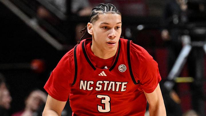Jan 10, 2026; Tallahassee, Florida, USA; North Carolina State Wolfpack guard Matt Able (3) during the first half against the Florida State Seminoles at Donald L. Tucker Center. Mandatory Credit: Melina Myers-Imagn Images Jan 10, 2026; Tallahassee, Florida, USA; North Carolina State Wolfpack guard Matt Able (3) during the first half against the Florida State Seminoles at Donald L. Tucker Center. Mandatory Credit: Melina Myers-Imagn Images