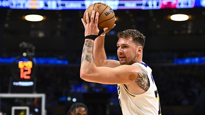 Los Angeles Lakers guard Luka Doncic is averaging over 41 points across his first four games. 