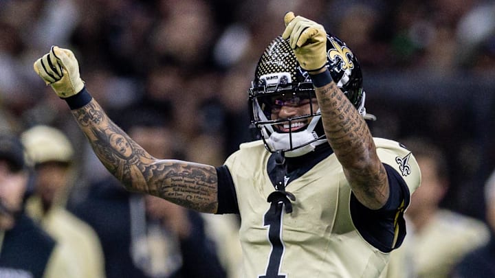 New Orleans Saints cornerback Alontae Taylor New Orleans Saints cornerback Alontae Taylor