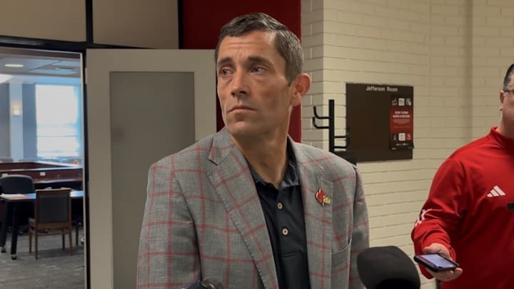 Louisville athletic director Josh Heird