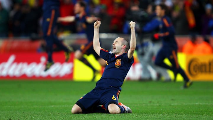 Iniesta marcou o gol do título da Espanha em 2010
