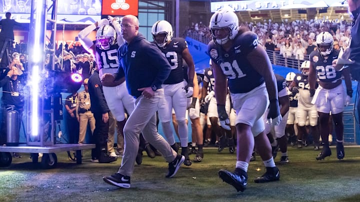 Penn State Nittany Lions head coach James Franklin