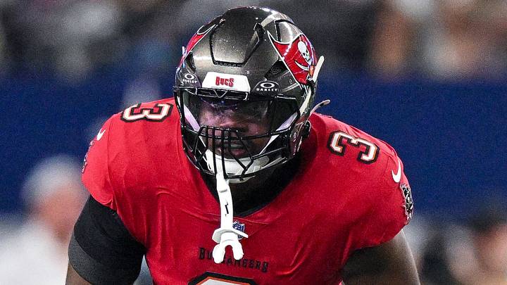 Tampa Bay Buccaneers linebacker Rueben Bain Jr. finally got his first career sack. Tampa Bay Buccaneers linebacker Rueben Bain Jr. finally got his first career sack.
