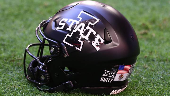 Jan 2, 2021; Glendale, AZ, USA; Detailed view of an Iowa State Cyclones helmet during the Fiesta Bowl at State Farm Stadium. Mandatory Credit: Mark J. Rebilas-USA TODAY Sports Jan 2, 2021; Glendale, AZ, USA; Detailed view of an Iowa State Cyclones helmet during the Fiesta Bowl at State Farm Stadium. Mandatory Credit: Mark J. Rebilas-USA TODAY Sports