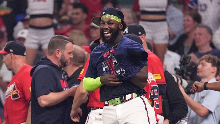 Michael Harris II got to celebrate for the first time as a player